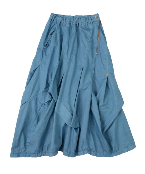 mercibeaucoup,（メルシーボークー）の「Ｂ：かるツイル（Ｓ）（スカート・レディース・ブラック/カーキ/ブルー・01）」の18枚目の写真