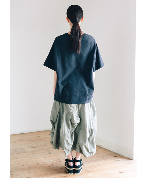 mercibeaucoup,（メルシーボークー）の「Ｂ：かるツイル（Ｓ）（スカート・レディース・ブラック/カーキ/ブルー・01）」の20枚目の写真