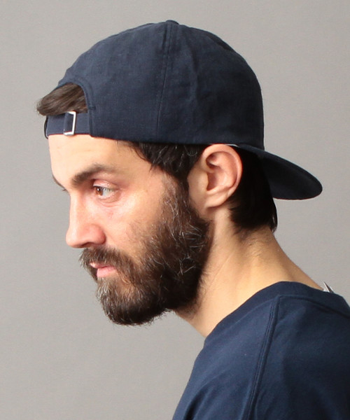 BEAUTY&YOUTH UNITED ARROWS（ビューティーアンドユースユナイテッドアローズ）の「BY リネン ベースボール キャップ ◆（キャップ・メンズ・ブラック/ベージュ/ネイビー/ケリー・FREE）」の4枚目の写真