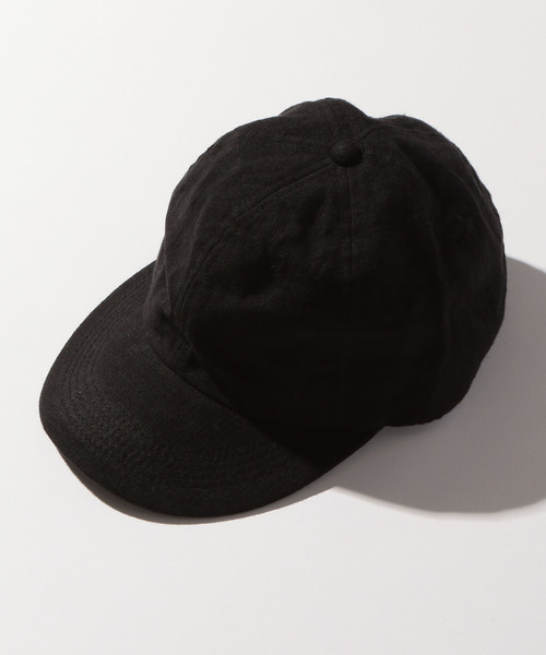 BEAUTY&YOUTH UNITED ARROWS（ビューティーアンドユースユナイテッドアローズ）の「BY リネン ベースボール キャップ ◆（キャップ・メンズ・ブラック/ベージュ/ネイビー/ケリー・FREE）」の5枚目の写真