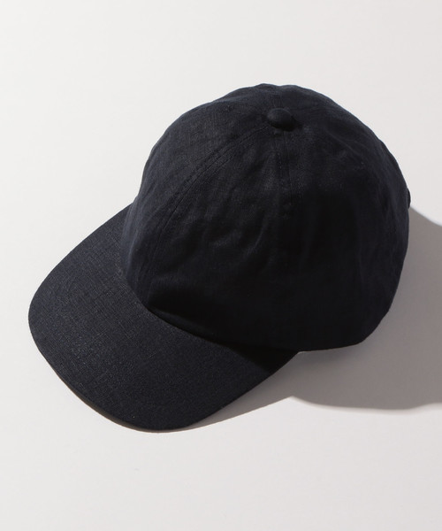 BEAUTY&YOUTH UNITED ARROWS（ビューティーアンドユースユナイテッドアローズ）の「BY リネン ベースボール キャップ ◆（キャップ・メンズ・ブラック/ベージュ/ネイビー/ケリー・FREE）」の7枚目の写真