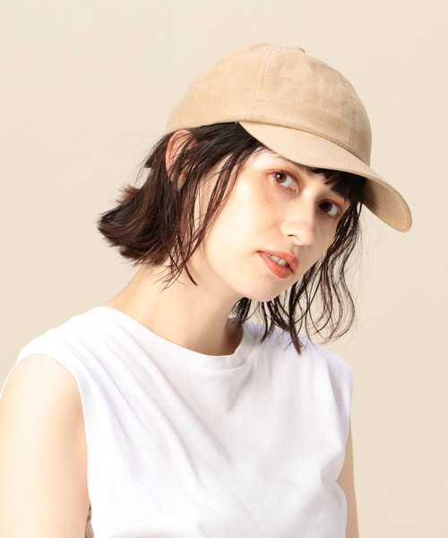 BEAUTY&YOUTH UNITED ARROWS（ビューティーアンドユースユナイテッドアローズ）の「BY リネン ベースボール キャップ ◆（キャップ・メンズ・ブラック/ベージュ/ネイビー/ケリー・FREE）」の11枚目の写真
