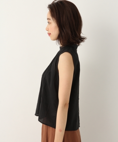 A part by（アパートバイ）の「CハシゴレースNSブラウス 796023（シャツ/ブラウス・レディース・ホワイト/ブラック/ブラウン・FREE）」の9枚目の写真