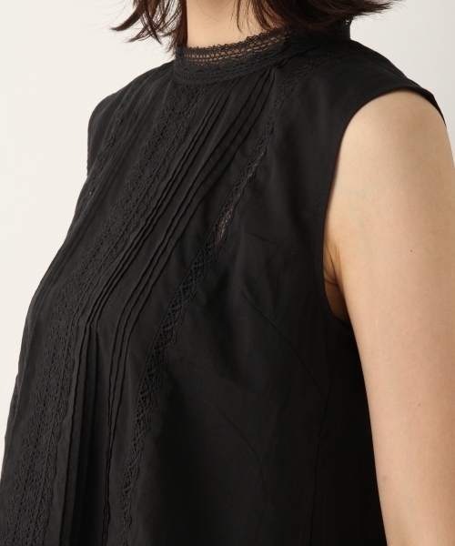 A part by（アパートバイ）の「CハシゴレースNSブラウス 796023（シャツ/ブラウス・レディース・ホワイト/ブラック/ブラウン・FREE）」の12枚目の写真