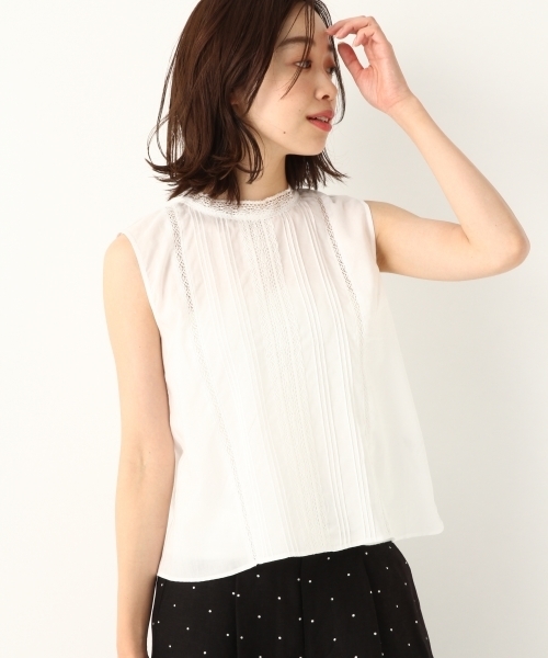 A part by（アパートバイ）の「CハシゴレースNSブラウス 796023（シャツ/ブラウス・レディース・ホワイト/ブラック/ブラウン・FREE）」の15枚目の写真