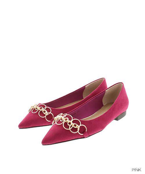 Randa ランダ の Camille Bis Randa チェーンデザインフラットシューズ ドレスシューズ Wear