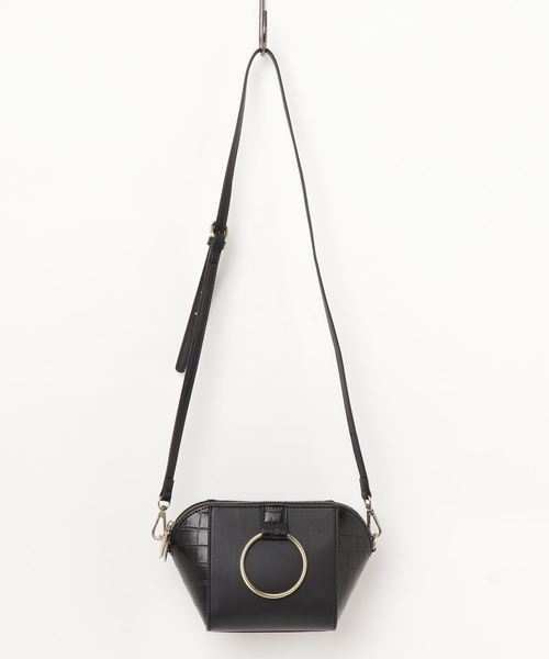 Ungrid（アングリッド）の「【Ungrid】クロコミックスリングミニBAG（ショルダーバッグ・レディース・アイボリー/キャメル/ブラック/ダークブラウン・FREE）」の18枚目の写真