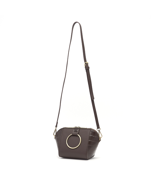 Ungrid（アングリッド）の「【Ungrid】クロコミックスリングミニBAG（ショルダーバッグ・レディース・アイボリー/キャメル/ブラック/ダークブラウン・FREE）」の19枚目の写真