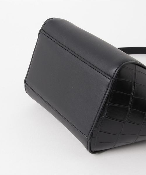 Ungrid（アングリッド）の「【Ungrid】クロコミックスリングミニBAG（ショルダーバッグ・レディース・アイボリー/キャメル/ブラック/ダークブラウン・FREE）」の6枚目の写真