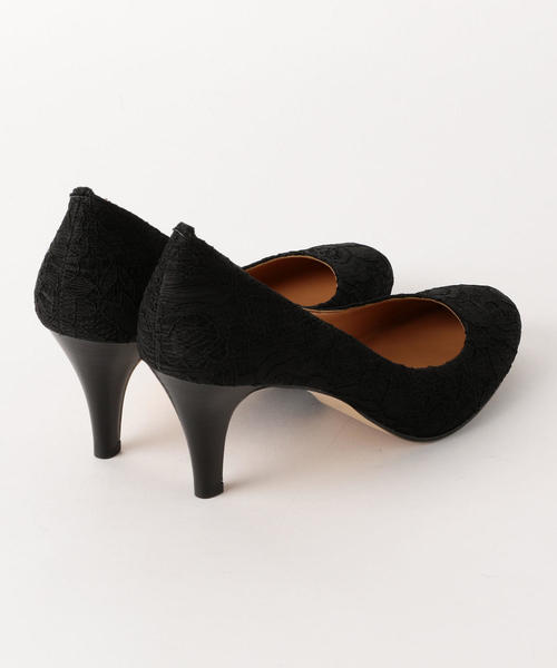 THE STATION STORE（ザ ステーション ストア）の「＜closet story＞ レース ラウンドトゥ パンプス70（パンプス・レディース・ブラック・24.5cm/24cm/23.5cm/23cm）」の7枚目の写真