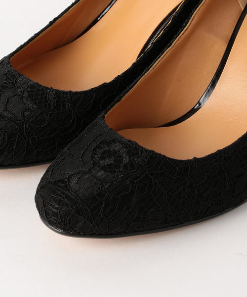 THE STATION STORE（ザ ステーション ストア）の「＜closet story＞ レース ラウンドトゥ パンプス70（パンプス・レディース・ブラック・24.5cm/24cm/23.5cm/23cm）」の6枚目の写真
