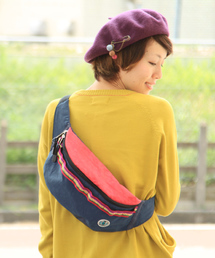 チチカカ | ペルーテープバイカラーボディーバッグ(ボディバッグ/ウエストポーチ)