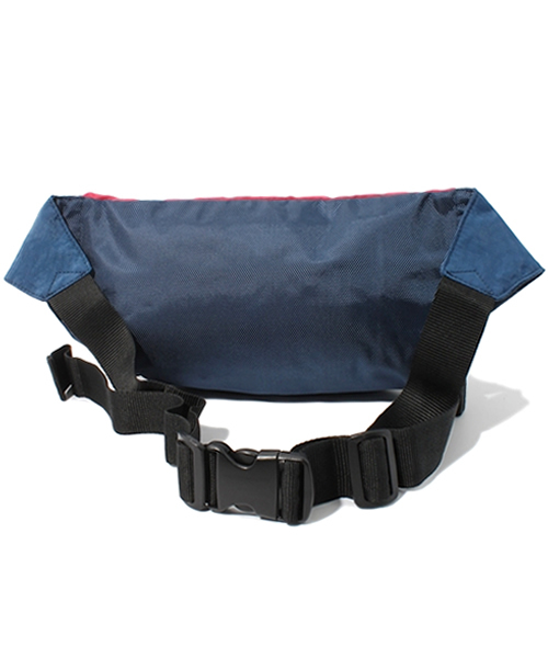 チチカカ(チチカカ)の「ペルーテープバイカラーボディーバッグ(ボディバッグ/ウエストポーチ・レディース・ブルー/オレンジ/ブラック・FREE)」の6枚目の写真