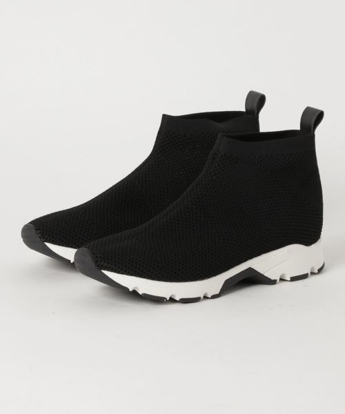 cava cava（サヴァサヴァ）の「〈cava cava (サヴァサヴァ)〉　ソックススニーカー　7200047（スニーカー・レディース・ブラック・L/S/LL/M）」の7枚目の写真