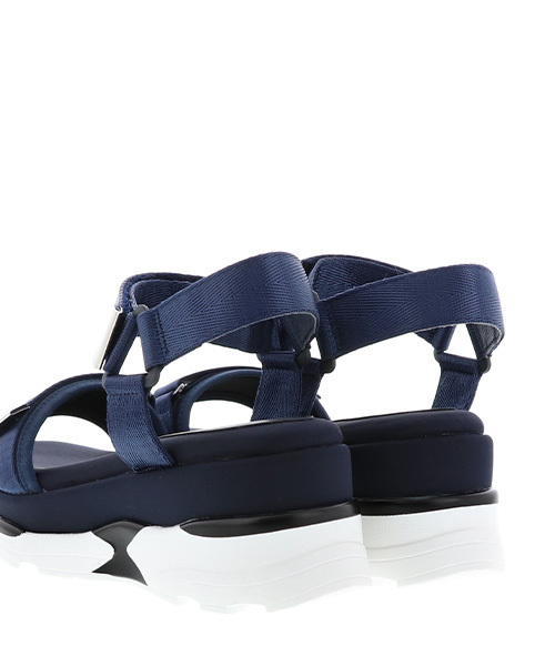 RANDA（ランダ）の「ストレスフリー/メタルパーツスポーティサンダル（サンダル・レディース・ブラック/ネイビー/ブラウン・LL/S/M/L）」の6枚目の写真