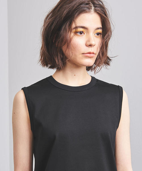CINOH チノノースリーブトップスブラック