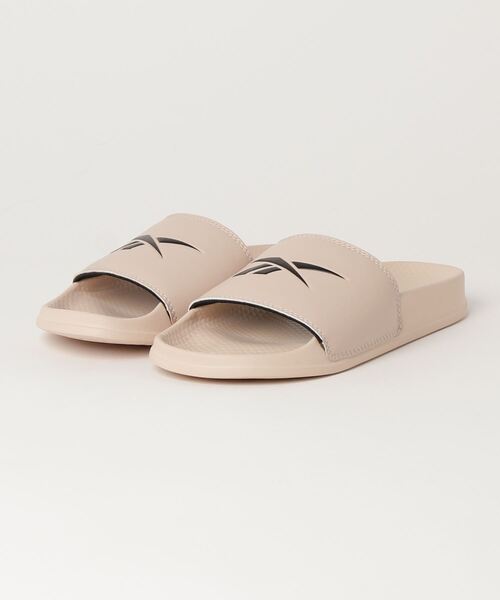 Reebok（リーボック）の「クラシック スライド（サンダル・メンズ・ホワイト×ブラック/イエロー/ピンク/ブラック×ホワイト/グレー/ホワイト×ブルー/ブラック系その他/ホワイト×レッド/ホワイト系その他/エメラルド/ブラック/ライトブルー/ネイビー/レッド/ホワイト×ネイビー/ブルー/ダークグレー/ホワイト/ライトグレー/ブルー系その他/ブラック系その他2/ネイビー×ホワイト/ベージュ・28.0cm/29.0cm/27.0cm/23.0cm/26.0cm/30.0cm/24.0cm/25.0cm）」の14枚目の写真