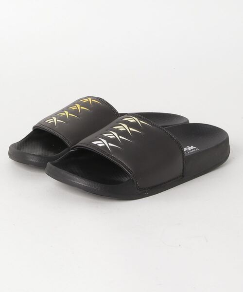 Reebok（リーボック）の「クラシック スライド（サンダル・メンズ・ホワイト×ブラック/イエロー/ピンク/ブラック×ホワイト/グレー/ホワイト×ブルー/ブラック系その他/ホワイト×レッド/ホワイト系その他/エメラルド/ブラック/ライトブルー/ネイビー/レッド/ホワイト×ネイビー/ブルー/ダークグレー/ホワイト/ライトグレー/ブルー系その他/ブラック系その他2/ネイビー×ホワイト/ベージュ・28.0cm/29.0cm/27.0cm/23.0cm/26.0cm/30.0cm/24.0cm/25.0cm）」の9枚目の写真