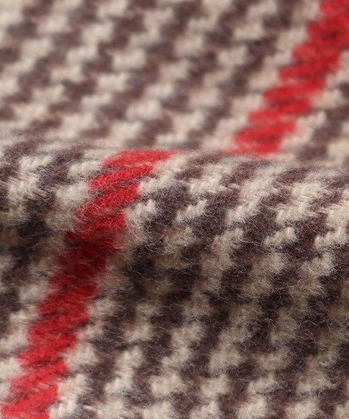 GITMAN VINTAGE(ギットマン ヴィンテージ)の「GITMAN VINTAGE/ギットマンヴィンテージ COTTON HOUNDSTOOTH TWEED SHIRT(シャツ/ブラウス・メンズ・ブラウン/ネイビー・M/L)」の8枚目の写真