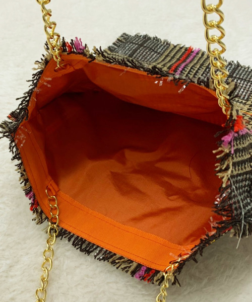 MUVEIL(ミュベール)の「【MUVEIL(ミュベール)】フィルムチェックトートバッグ MA93EBG003(トートバッグ・レディース・ブラック/ブラウン・FREE)」の10枚目の写真