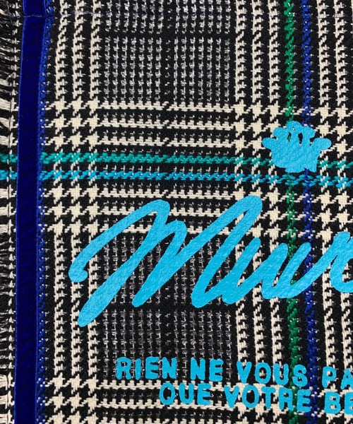 MUVEIL(ミュベール)】フィルムチェックトートバッグ MA93EBG003