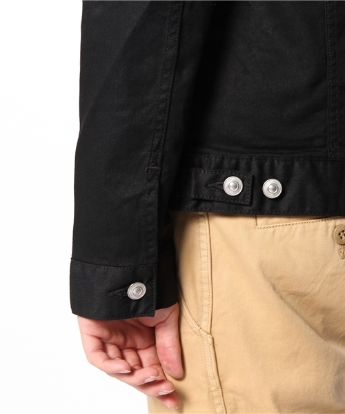 WEGO（ウィゴー）の「WEGO/カラーGジャン（デニムジャケット・メンズ・ブラック/ネイビー/ワイン・MEDIUM/LARGE）」の9枚目の写真