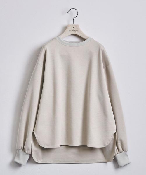 UNITED ARROWS(���i�C�e�b�h�A���[�Y)�́�STYLE for LIVING���{�����[���X���[�u ���V���c�e�[�� �J�b�g�\�[��(T�V���c/�J�b�g�\�[)