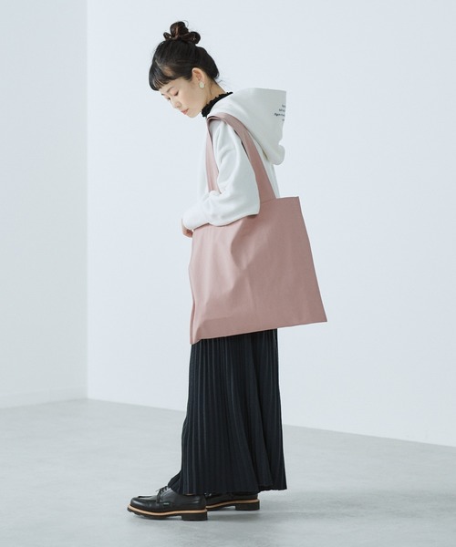 PUAL CE CIN（ピュアルセシン）の「【WEARISTA yukiさん着用】裏毛パーカープルオーバー（Tシャツ/カットソー・レディース・ホワイト/ネイビー/サックスブルー/ピンク/オートミール・FREE）」の20枚目の写真