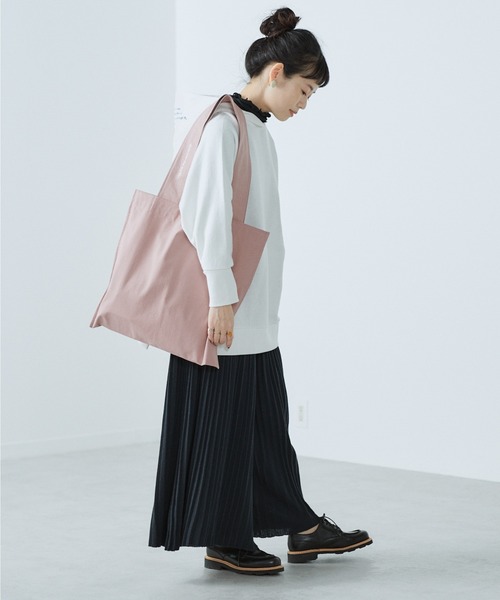 PUAL CE CIN（ピュアルセシン）の「【WEARISTA yukiさん着用】裏毛パーカープルオーバー（Tシャツ/カットソー・レディース・ホワイト/ネイビー/サックスブルー/ピンク/オートミール・FREE）」の19枚目の写真