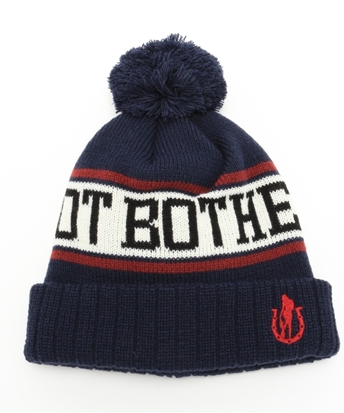 JOEY HYSTERIC（ジョーイヒステリック）の「DO NOT BOTHER ボンキャップ（ニットキャップ/ビーニー・キッズ・グリーン/ネイビー/レッド・FREE）」の2枚目の写真