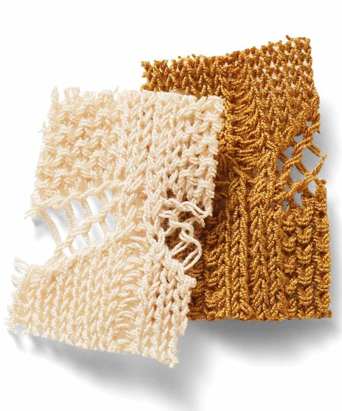 MEDE19F（メデジュウキュウ）の「ＭＥＤＥ１９Ｆ　透かし編みニットスカート（スカート・レディース・アイボリー/キャメル・MEDIUM/LARGE/X-LARGE/NM）」の16枚目の写真