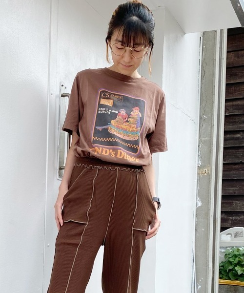 Candy Stripper（キャンディストリッパー）の「NAUGHTY CHILDREN Tシャツ（Tシャツ/カットソー・レディース・ピンク/オフホワイト/ブルー/ブラック/ブラウン・4/2/3）」の4枚目の写真