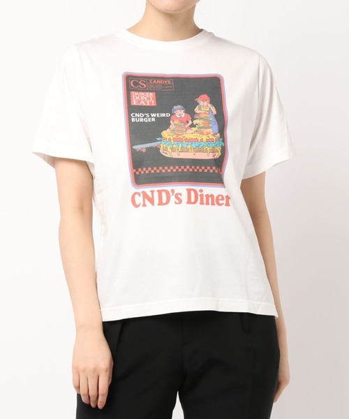 Candy Stripper（キャンディストリッパー）の「NAUGHTY CHILDREN Tシャツ（Tシャツ/カットソー・レディース・ピンク/オフホワイト/ブルー/ブラック/ブラウン・4/2/3）」の14枚目の写真