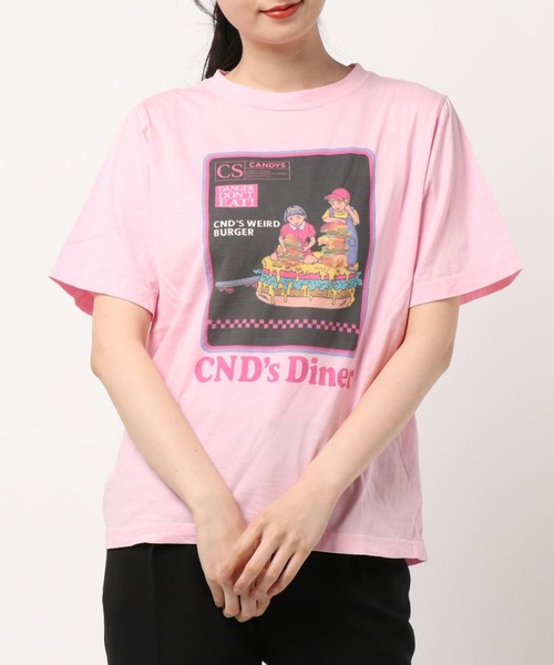 Candy Stripper（キャンディストリッパー）の「NAUGHTY CHILDREN Tシャツ（Tシャツ/カットソー・レディース・ピンク/オフホワイト/ブルー/ブラック/ブラウン・4/2/3）」の17枚目の写真