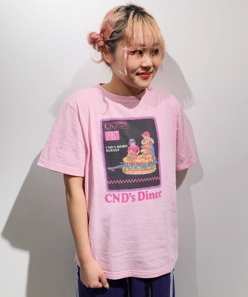 Candy Stripper（キャンディストリッパー）の「NAUGHTY CHILDREN Tシャツ（Tシャツ/カットソー・レディース・ピンク/オフホワイト/ブルー/ブラック/ブラウン・4/2/3）」の8枚目の写真