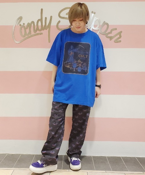 Candy Stripper（キャンディストリッパー）の「NAUGHTY CHILDREN Tシャツ（Tシャツ/カットソー・レディース・ピンク/オフホワイト/ブルー/ブラック/ブラウン・4/2/3）」の19枚目の写真