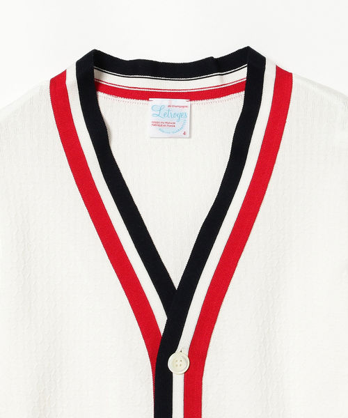 Letroyes】HENRI TILDEN トリコロールカーディガン