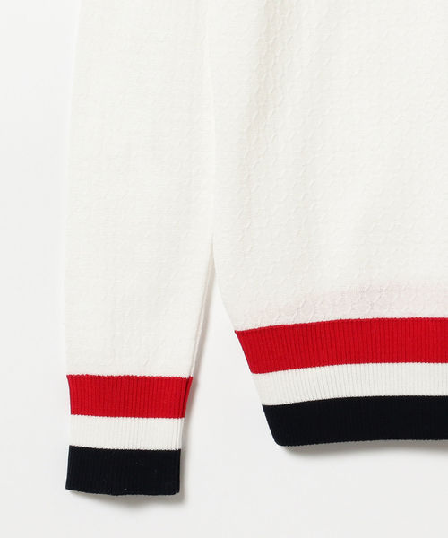 Letroyes】HENRI TILDEN トリコロールカーディガン