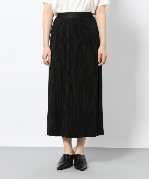 PAGEBOY(ページボーイ)の「マイクロプリーツカットスカート(スカート・レディース・ブラック/カーキ/グレイッシュベージュ・FREE)」の7枚目の写真