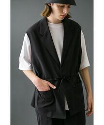 MONKEY TIME | ＜monkey time＞ PE TRO BUTTON LESS LAPEL VEST/ベスト(ベスト)