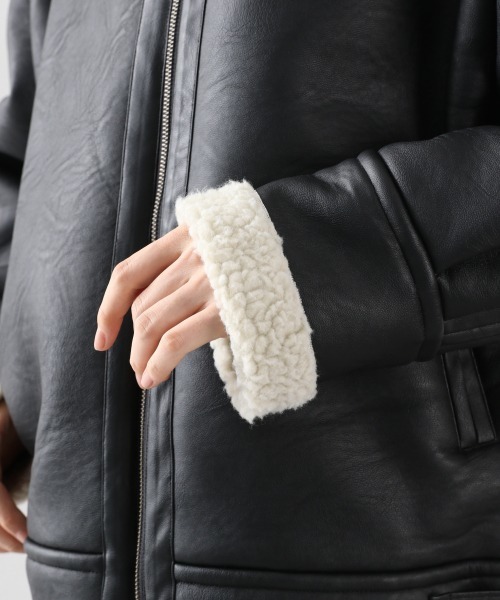 LOWRYS FARM（ローリーズファーム）の「Ｂ３ジャケット　895969（ブルゾン・レディース・チャコールグレー/ブラック/ダークブラウン/ベージュ・FREE）」の11枚目の写真