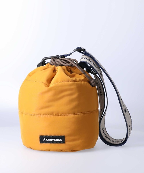 CONVERSE（コンバース）の「【CONVERSE】キルティングショルダー（ショルダーバッグ・レディース・ブラック/イエロー/カーキブラウン・ONE SIZE）」の3枚目の写真