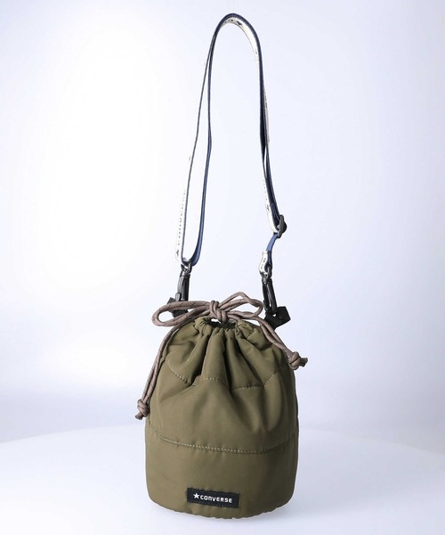 CONVERSE（コンバース）の「【CONVERSE】キルティングショルダー（ショルダーバッグ・レディース・ブラック/イエロー/カーキブラウン・ONE SIZE）」の5枚目の写真