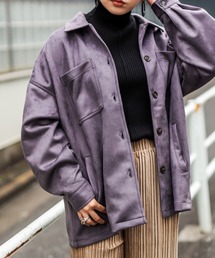 BARAK | 【ZOZOTOWN限定】スウェードタッチCPOシャツジャケット(その他アウター)