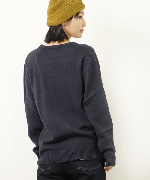 【 Healthknit / ヘルスニット 】アクリル クルーネック ニット セーター 8323 SIP･･（ニット/セーター）｜Healthknit（ヘルスニット） dadidaworld.com