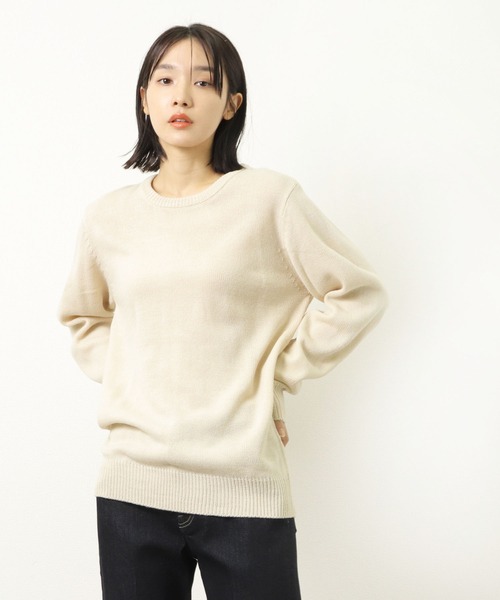 【 Healthknit / ヘルスニット 】アクリル クルーネック ニット セーター 8323 SIP･･（ニット/セーター）｜Healthknit（ヘルスニット） dadidaworld.com