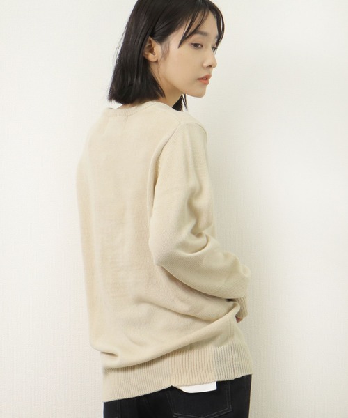 【 Healthknit / ヘルスニット 】アクリル クルーネック ニット セーター 8323 SIP･･（ニット/セーター）｜Healthknit（ヘルスニット） dadidaworld.com