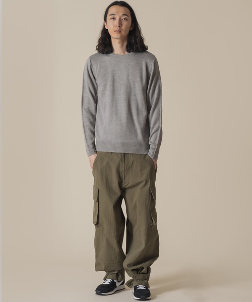 【 Healthknit / ヘルスニット 】アクリル クルーネック ニット セーター 8323 SIP･･（ニット/セーター）｜Healthknit（ヘルスニット） dadidaworld.com