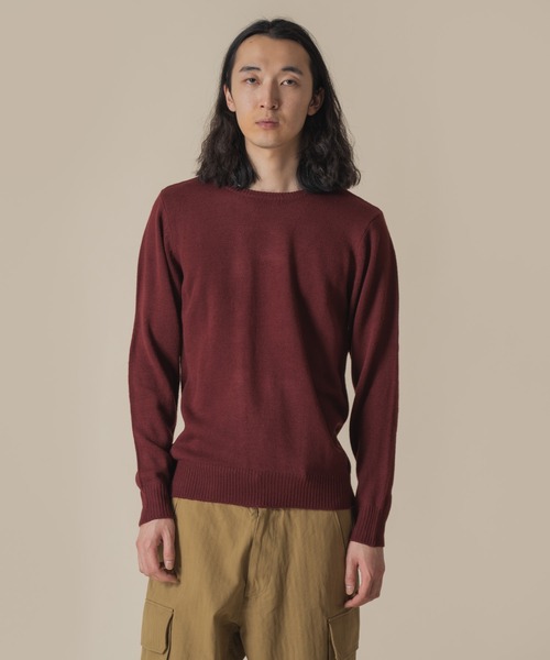 【 Healthknit / ヘルスニット 】アクリル クルーネック ニット セーター 8323 SIP･･（ニット/セーター）｜Healthknit（ヘルスニット） dadidaworld.com