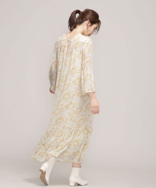 ワンピース <ne Quittez pas> Flower Print sizeM Amazon.co.jp: [ノーリーズ] WEB限定【ne Quittez pas/ヌキテパ